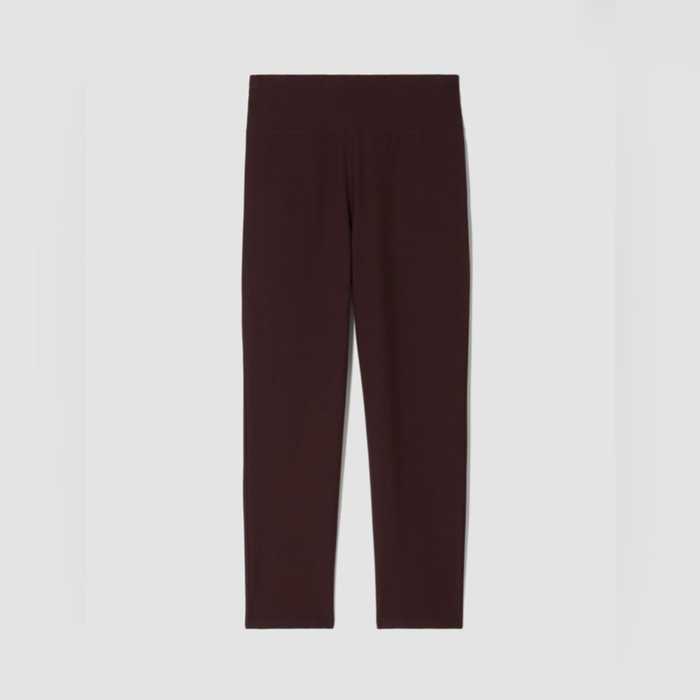 Eileen Fisher Stretch Crepe High Waisted Pant Slim Fit High Waist Sold Out XS